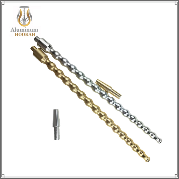 high-quality aluminum alloy hookah accessories shisha hookah handle for silicone hose