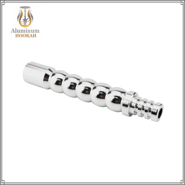 High quality aluminium hookah handle shisha hookah silicone hose Metal Mouthpiece 
