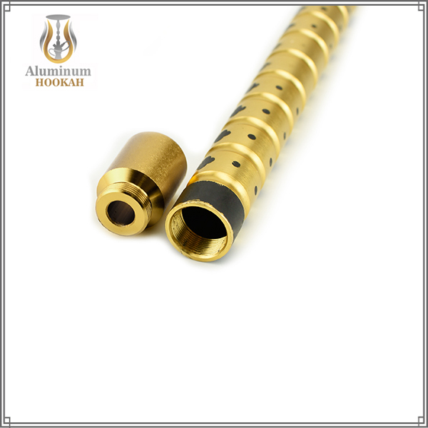 High quality aluminium hookah handle shisha hookah silicone hose Metal Mouthpiece 
