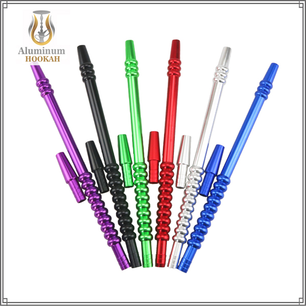 customized good grade hookah accessories aluminum alloy shisha hookah handle for silicone hose