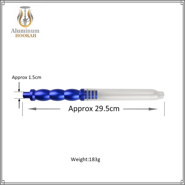  factory wholesale chicha accessories aluminum alloy mouth tips with glass shisha mouthpieces