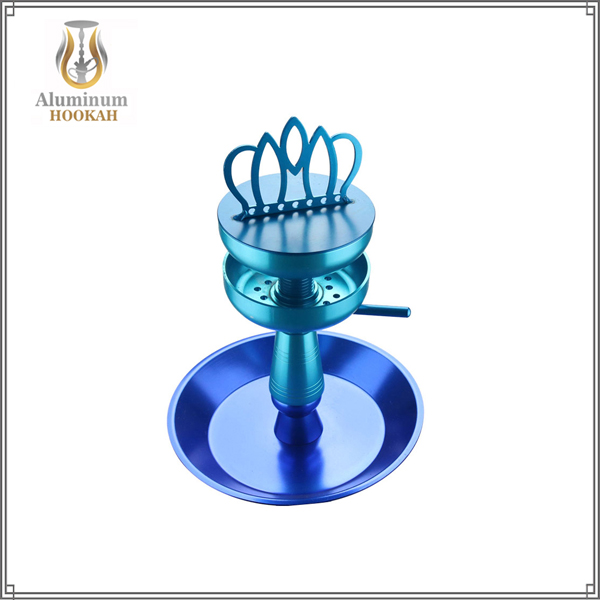 wholesale glass hookah accessories colorful crown shisha bowl chicha charcoal holder