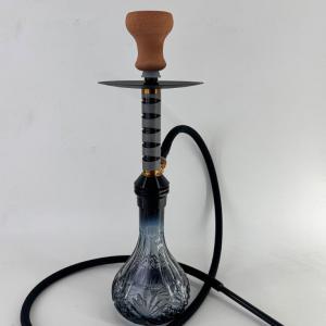 aluminum black hookah AL-BL03