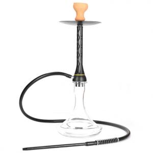 aluminum black hookah AL-BL04