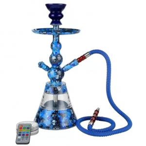 aluminum blue hookah AL-C17