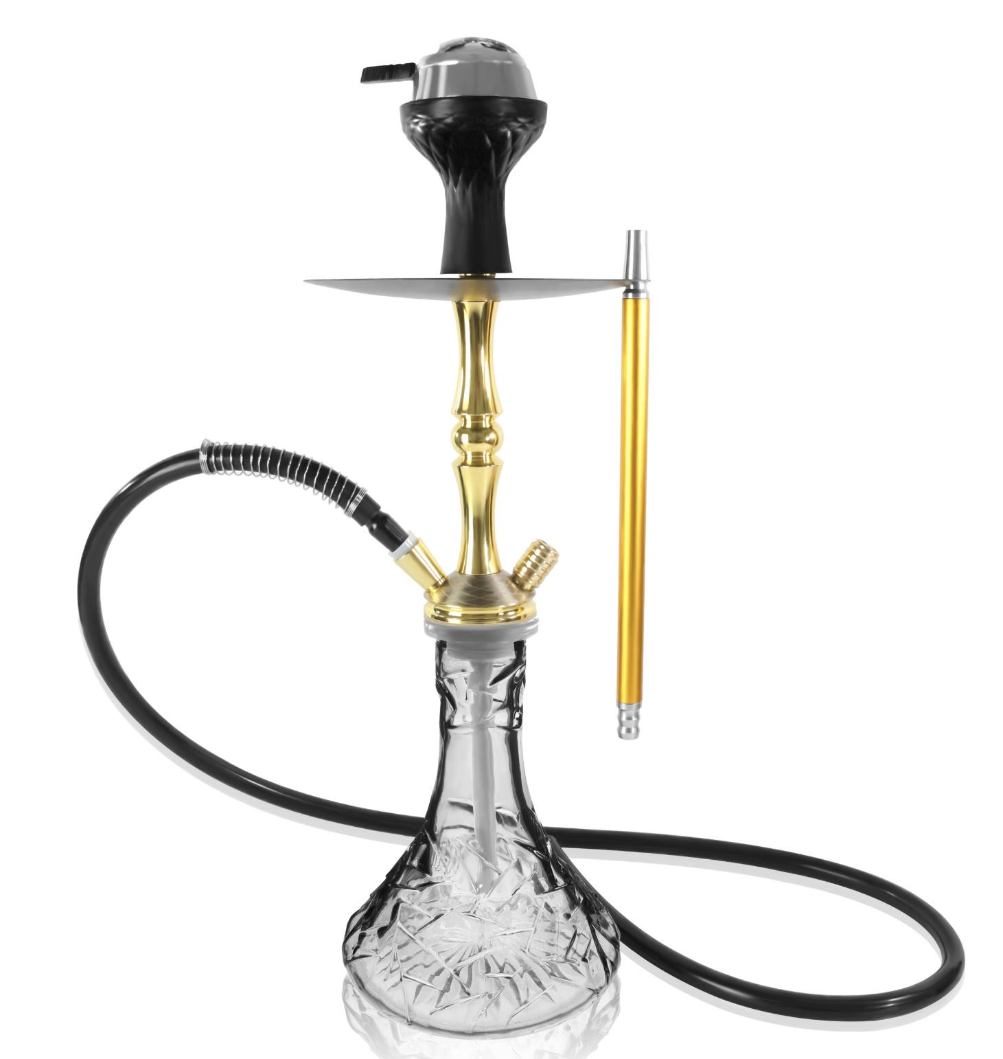 aluminum golden  hookah AL-CG24