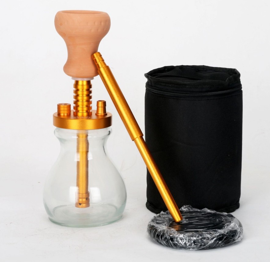 aluminum golden hookah AL-C19