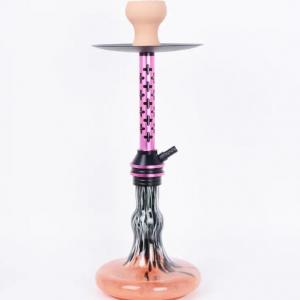 aluminum pink hookah AL-CP02