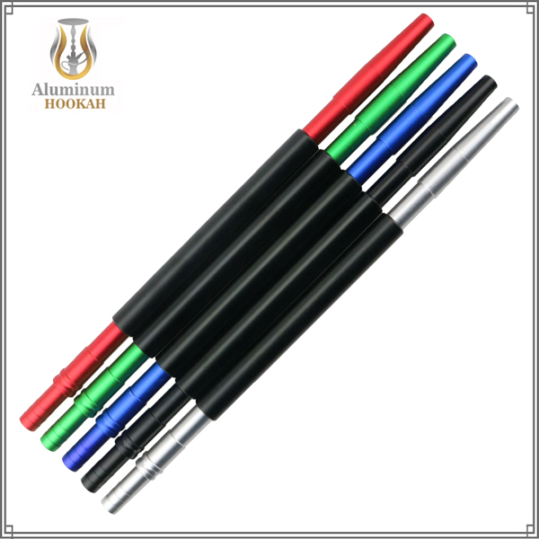 factory wholesale top quality narguile accessories frosted shisha handle colorful aluminum hookah handle