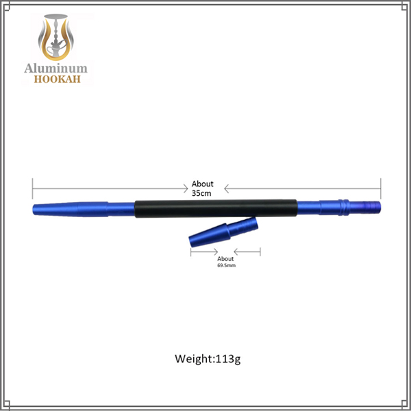 factory wholesale top quality narguile accessories frosted shisha handle colorful aluminum hookah handle