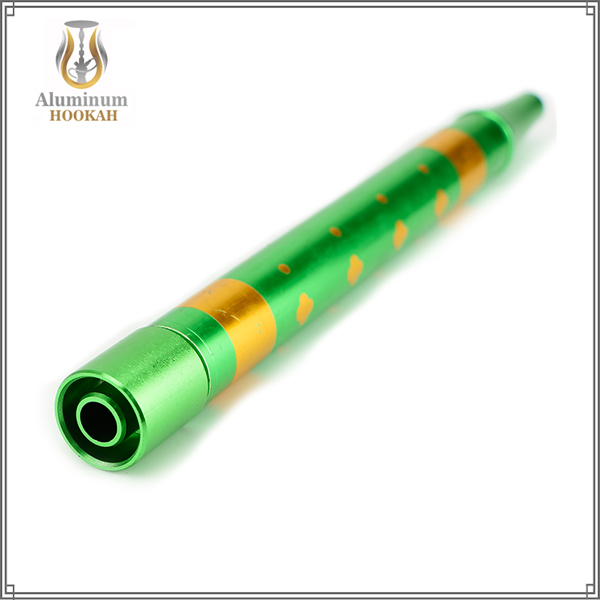 High quality aluminium hookah handle shisha hookah silicone hose Metal Mouthpiece