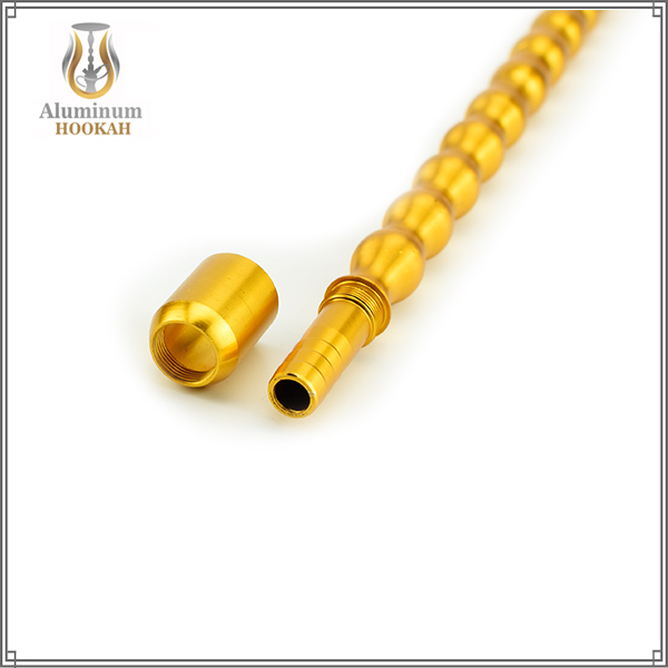 High quality aluminium hookah handle shisha hookah silicone hose Metal Mouthpiece