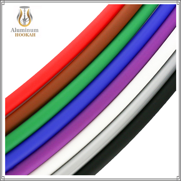 Luxury type chicha Accessories Narguile Shisha Hose Matte scrub hookah silicone hose