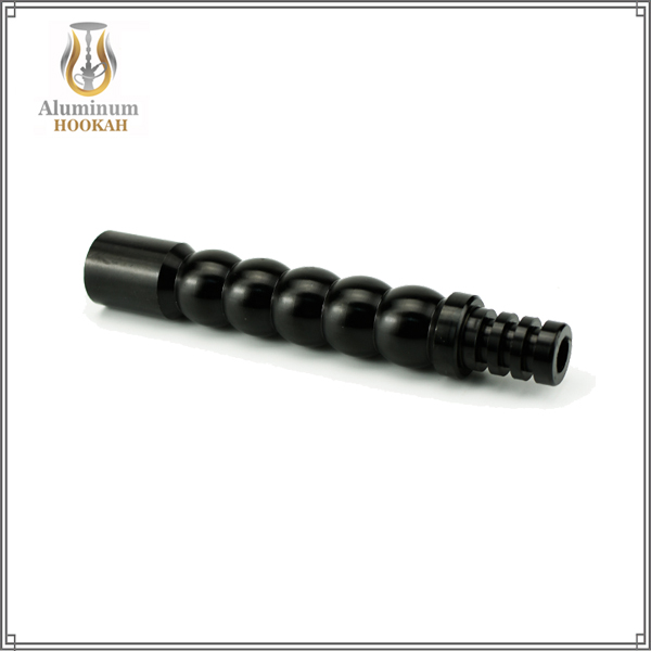 High quality aluminium hookah handle shisha hookah silicone hose Metal Mouthpiece 