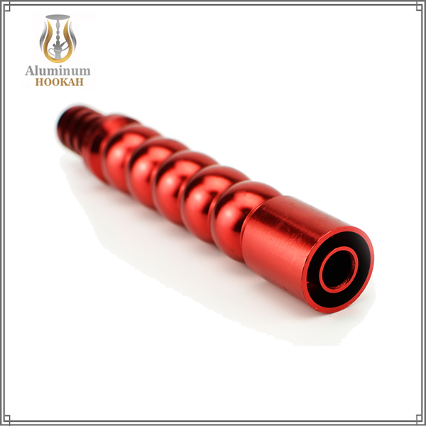 High quality aluminium hookah handle shisha hookah silicone hose Metal Mouthpiece 