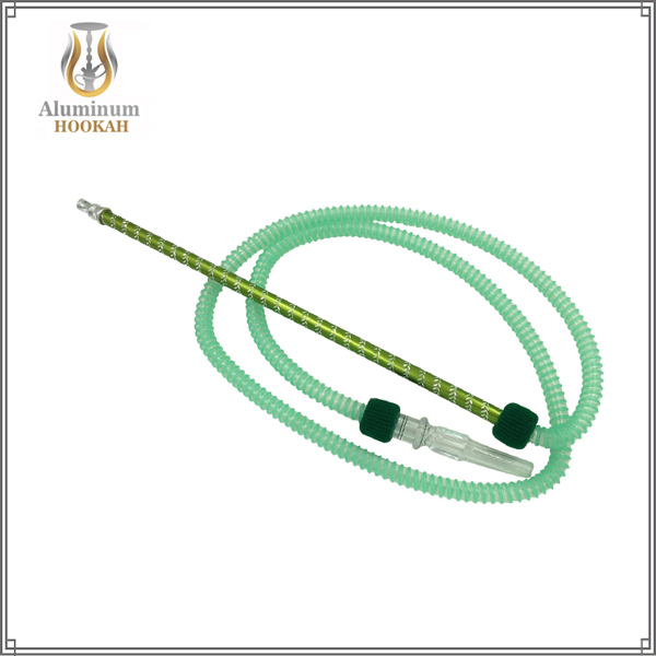 High quality aluminium hookah handle shisha hookah silicone hose Metal Mouthpiece