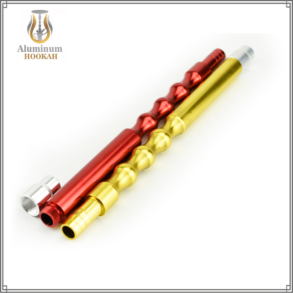 High quality aluminium hookah handle shisha hookah silicone hose Metal Mouthpiece