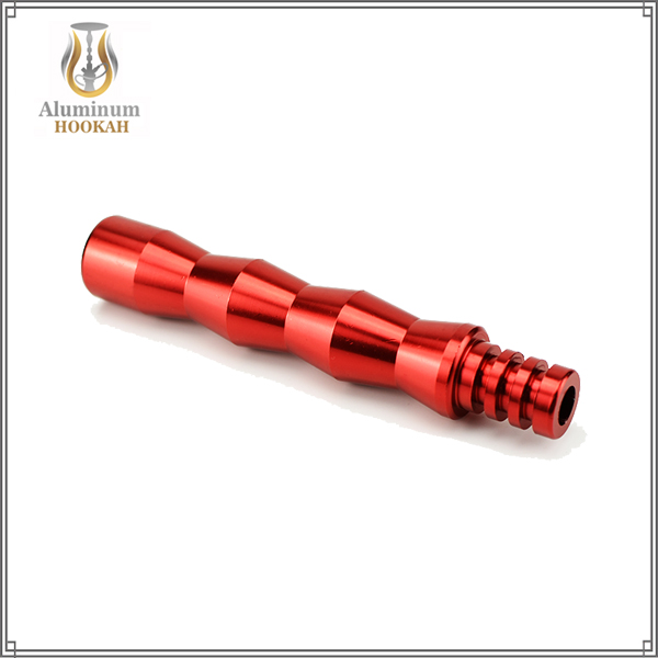 High quality aluminium hookah handle shisha hookah silicone hose Metal Mouthpiece