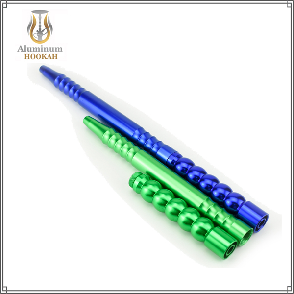 High quality aluminium hookah handle shisha hookah silicone hose Metal Mouthpiece