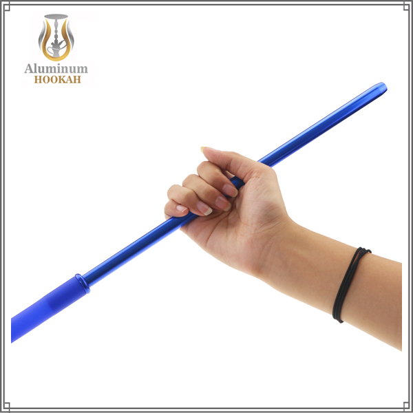 factory wholesale narguile accessories aluminum alloy hookah handle for silicone hookah hose