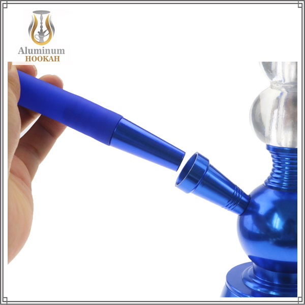 factory wholesale narguile accessories aluminum alloy hookah handle for silicone hookah hose