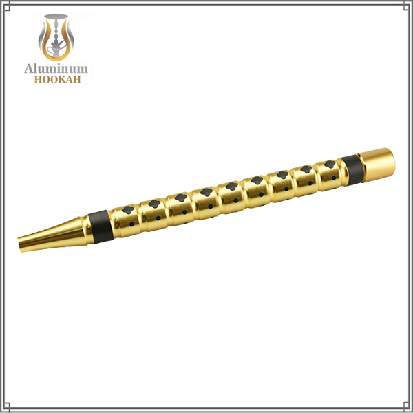 High quality aluminium hookah handle shisha hookah silicone hose Metal Mouthpiece