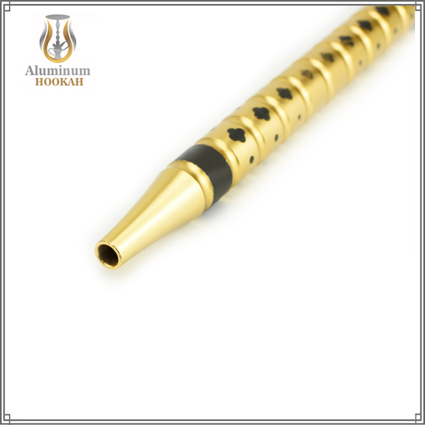 High quality aluminium hookah handle shisha hookah silicone hose Metal Mouthpiece 