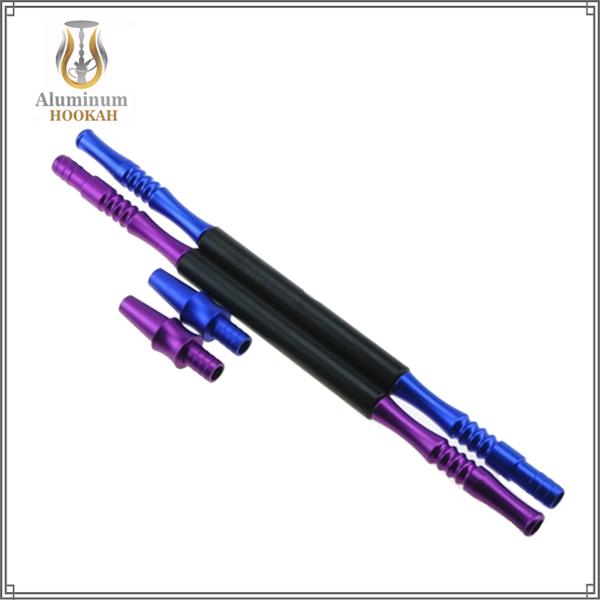 wholesale hot sale narguile shishabucks hookah frosted shisha pipes aluminum hookah handle for silicone hose