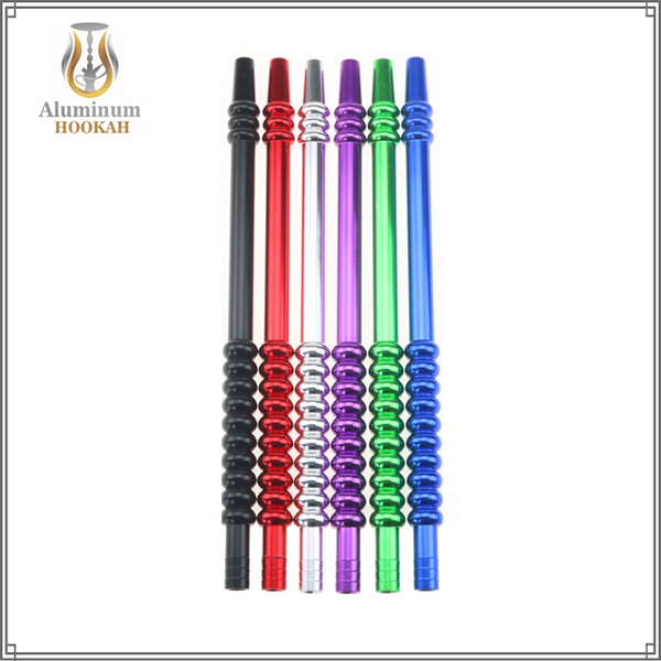 customized good grade hookah accessories aluminum alloy shisha hookah handle for silicone hose
